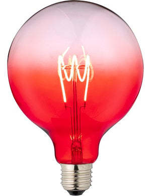 SPL LED E27 Filament FleX TR Globe G125x180mm 230V 140Lm 4W 360° AC Red Dimmable 2200K Dimmable - LF023925002