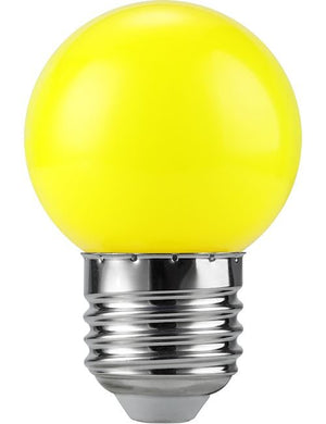SPL LED E27 Ball G45x68mm 230V 1W 320° AC Yellow Non-Dimmable K Non-Dimmable - L027241224