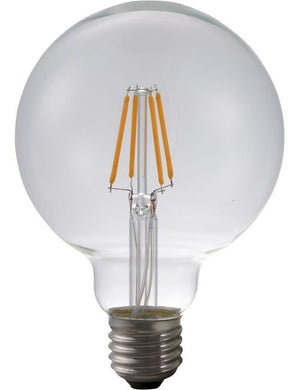 SPL LED E27 Filament Globe G95x135mm 230V 320Lm 4W 2500K 925 360° AC Clear Dimmable 2500K Dimmable - LX023880302