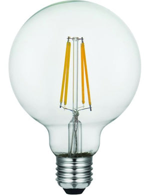 SPL LED E27 Filament Globe G95x135mm 230V 630Lm 8W 2500K 925 360° AC Clear Dimmable 2500K Dimmable - LF023882602