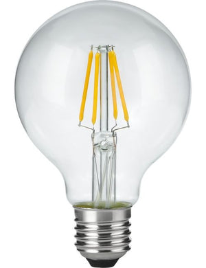 SPL LED E27 Filament Globe G80x120mm 230V 320Lm 4W 2500K 925 360° AC Clear Dimmable 2500K Dimmable - LX023810302
