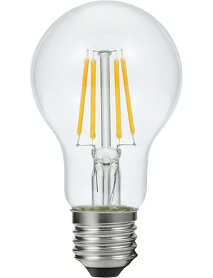 SPL LED E27 Filament GLS A60x105mm 230V 500Lm 6W 2200K 922 360° AC Clear Dimmable 2200K Dimmable - LX023870609