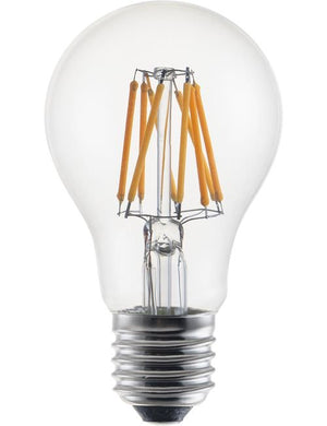SPL LED E27 Filament DimToWarm GLS A60x105mm 230V 600Lm 6W 2200-2700K 922-927 AC Clear Dimmable 2700K Dimmable - LF023855002