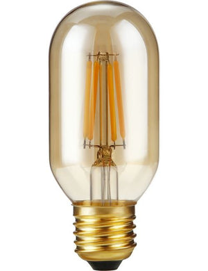SPL LED E27 Filament Tube T45x106mm 230V 250Lm 4W 2300K 923 360° AC Gold Dimmable 2300K Dimmable - LX023822305