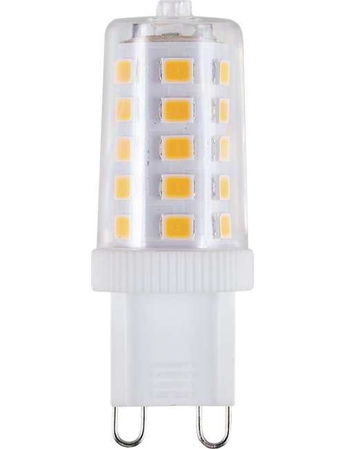 SPL LED G9 T17x50mm 230V 320Lm 3W 2700K 827 360° AC Clear Non-Dimmable 2700K Non-Dimmable - L022170827-1