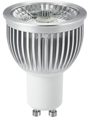 SPL LED GU10 MR16 PMMA 50x65mm 230V 400Lm 5W 2700K 827 38° AC Silver Dimmable 2700K Dimmable - L022738222-1