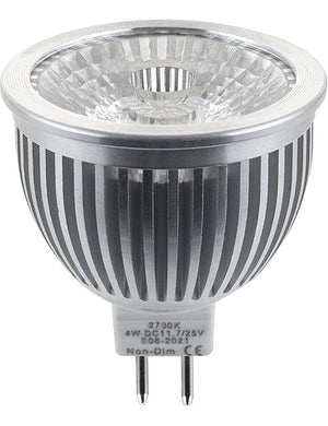 SPL LED GU53 MR16 PMMA 50x59mm 12-30V 280Lm 4W 2700K 827 38° AC/DC Non-Dimmable 2700K Non-Dimmable - 022533123-1