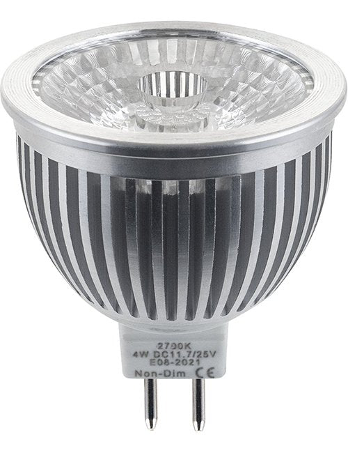 SPL LED GU53 MR16 PMMA 50x59mm 12-30V 280Lm 4W 2700K 827 38° AC/DC Non-Dimmable 2700K Non-Dimmable - 022533123-1