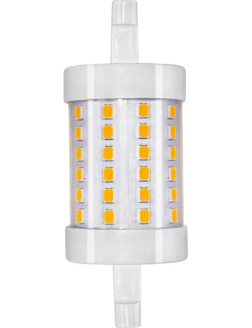 SPL LED R7s T29x78mm 230V 950Lm 8W 3000K 830 360° AC Clear Dimmable Aluminum 3000K Dimmable - L647800830