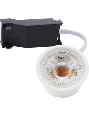 SPL Led Spot 50x26mm 220-240V 480Lm 5W 2700K 827 38° AC White Dimmable with 20cm wire and wire box 2700K Dimmable - L649950027