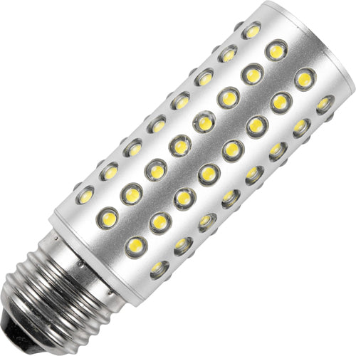 Schiefer Navigation LED E27 T32x102mm 24V 20mA 550Lm 5W 6500K 30000h DC Anodized Aluminium IP66 EMC approved Ship lamp 6500K Non-Dimmable - 022790109