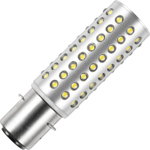 Schiefer Navigation LED P28s T32x110mm 24V 20mA 550Lm 5W 6500K 30000h DC Anodized Aluminium IP66 EMC approved Ship lamp 6500K Non-Dimmable - 029890109