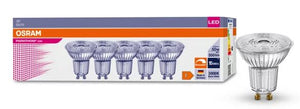 P16L4.5WF93D5-OS - 240v 4.5w Dimmable LED GU10 930 36° 350lms (5 Pack)