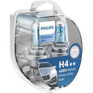Philips 12342WVUSM P43t38 60/55W Halogen H4 (472) Halogen Bulbs