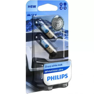 Philips 12036WVUB2 Up to 3100K BAX9s 125 ±12% 2 Halogen Bulbs
