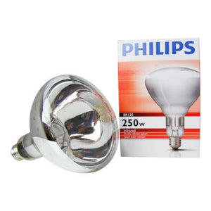 Philips BR125 IR 250W E27 230-250V Clear - 57523425