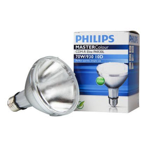 Philips MC CDM-R Elite 70W/930 E27 PAR30L 10D - MASTERColour E27 CDM-R Elite PAR30L 70W 10D - 930 Warm White | Best Colour Rendering