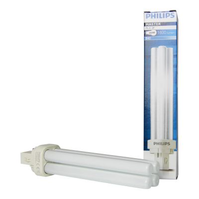 Philips PL-C 4 Pin compact fluorescent   Box Quantity (10s ) 4000K 10W13W18W26W