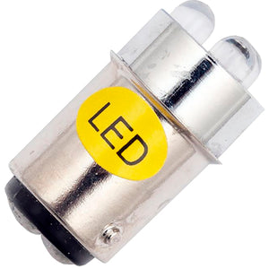 Schiefer Ba15d 3x Single LED T16x35mm 24V 20mA AC/DC Yellow 20000h K Non-Dimmable - 153542004