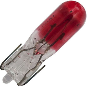 Schiefer T5 Wedge Base W2x46d 5x20mm 24-30V 33-41mA 1W C-2F 2000h Clear Red 2500K Dimmable - 032042402