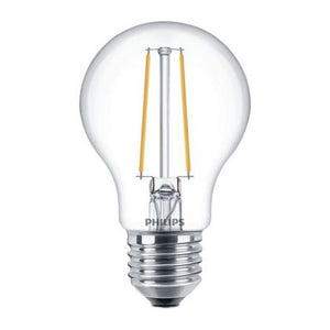 Philips CLA LEDBulb D 5.5-40W A60 E27 827 CL - Classic LEDbulb E27 Pear Clear 5.5W 470lm - 827 Extra Warm White | Dimmable - Replaces 40W
