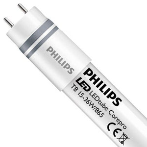 Philips CorePro LEDtube HF 1200mm 15W865 T8 G - LED Tube T8 CorePro (HF) Standard Output 15W 1600lm - 865 Daylight | 120cm - Replaces 36W
