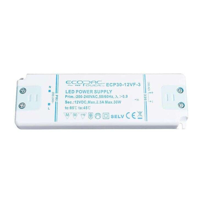 ECP30-24VF-3 Series Non-dim Constant Voltage LED Drivers 30W 24V
