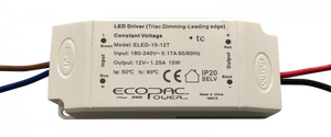 ELED-15-12T  Triac Dimmable LED Driver 12V 15W LED Driver Easy Control Gear - Easy Control Gear