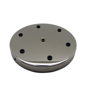 05639 Ceiling Rose Nickel 200mm Ø 6-hole - Lampfix - Sparks Warehouse