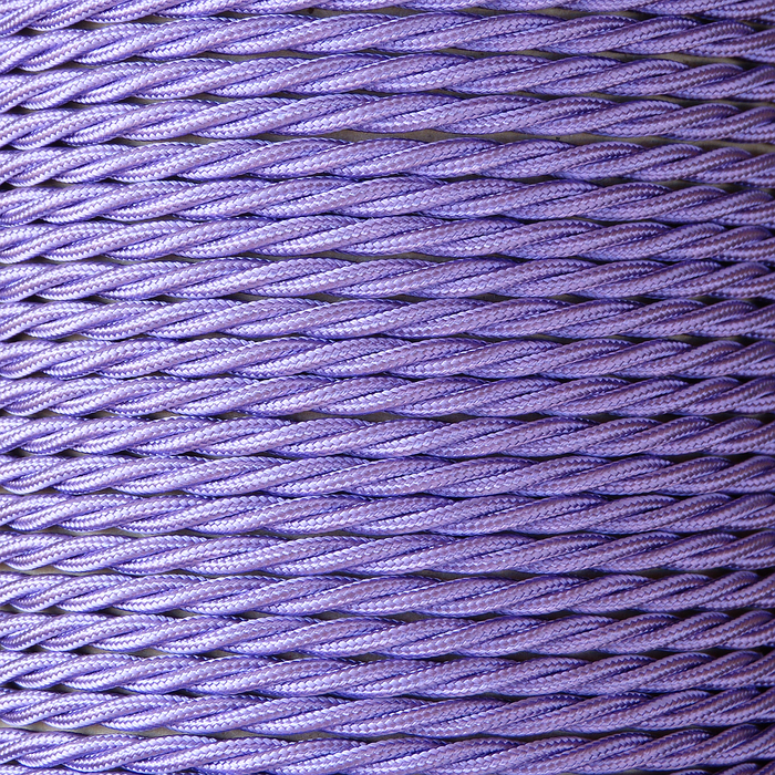01787 T-T Braided Flex 3 core 0.5mm Purple - Sold by the metre