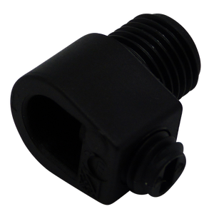 05252 - Cordgrip Adaptor with Side Screw Black Male 10mm - Lampfix - Sparks Warehouse