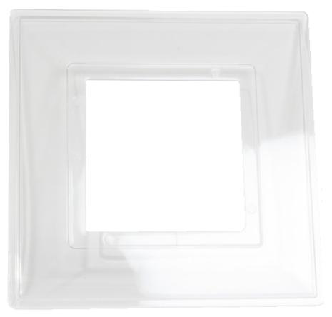 02099 Finger Plate Clear 1G