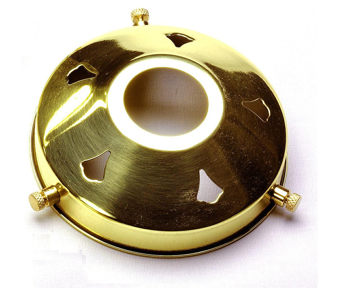 05218 - 3¼" Polished Brass Gallery 29mm hole