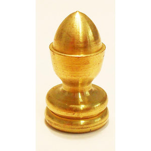 05275 Finial Ornamental Taper Brass 10mm Height 25mm - Lampfix - Sparks Warehouse
