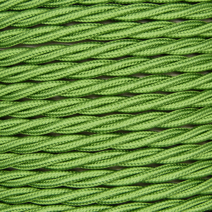01011 Triple Twisted Braided Flex 3 core 0.75mm Cyprus Green, mtr