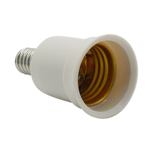 05881 SES - ES (E14 - E27) Adaptor - ES / Edison Screw / E27, White Plastic, Adaptor Lampfix - Sparks Warehouse