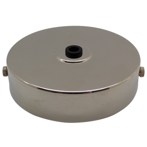 05869 - Ceiling Rose Nickel Flat 100mm Ø - Lampfix - Sparks Warehouse