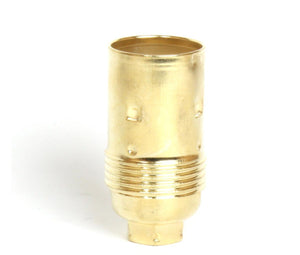 05171 Lampholder 10mm SES Brassed Half Threaded Skirt - LampFix - sparks-warehouse