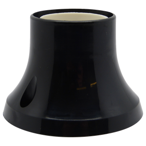 06082 - Black Plastic ES Battenholder Straight - Lampfix - Sparks Warehouse