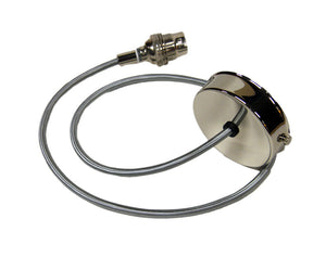 05709 - CLAIRE Nickel Rose, Round Silver Flex - Lampfix - Sparks Warehouse