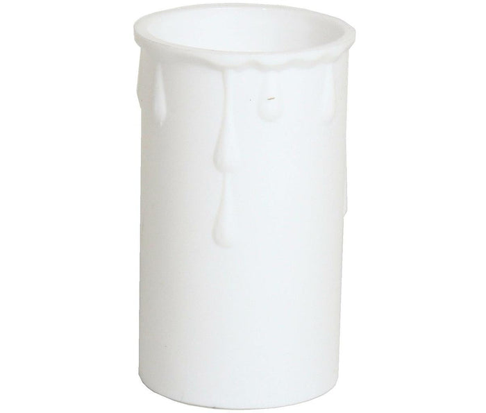 05193 - Plastic Candle Drip White 37 x 70mm