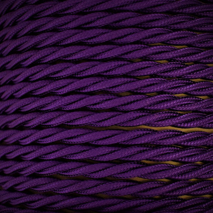 01036 T-T Braided Flex 3 core 0.75mm Violet, mtr