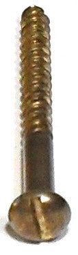 07353 - Antique Brass 40mm 1½” No.6 Dome Head Slotted Screw
