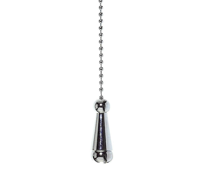 05049 - 1 mtr Pull Chain with 1½" Polished Chrome Weight