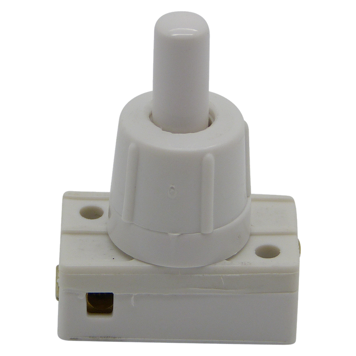 05277 Mini Press Switch Long Neck White 2A