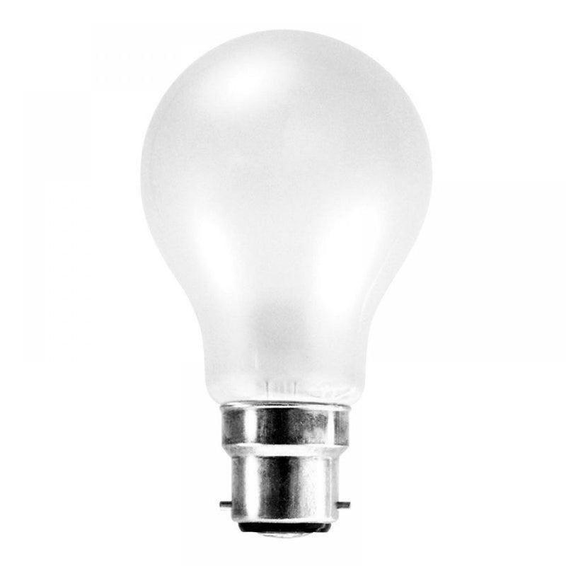 Shatterproof 60W GLS Ba22d/BC 2700K Light Bulb – The Lamp Company