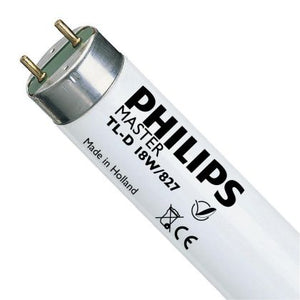 Philips MASTER TL-D Super 80 18W/827 1SL/25 - MASTER TL - D Super 80 18W - 827 Extra Warm White | 60cm