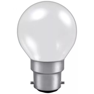 Bellight  25W 230-240V BC/B22 Opal White Round Golf Ball
