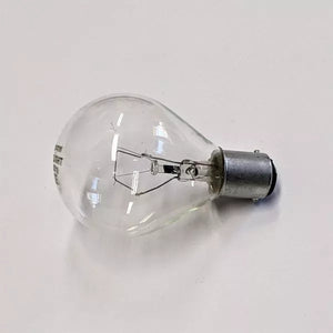 Bellight 25W Golf Ball Clear 74x45mm 230-240V SBC/B15d Tough 1100Hrs Warm White 2700K
