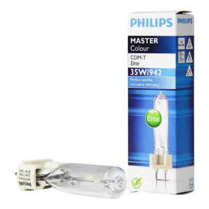 Philips MASTERC CDM-T Elite 50W/942 G12 1CT - MASTERColour G12 CDM-T Elite 50W - 942 Cool White | Best Colour Rendering